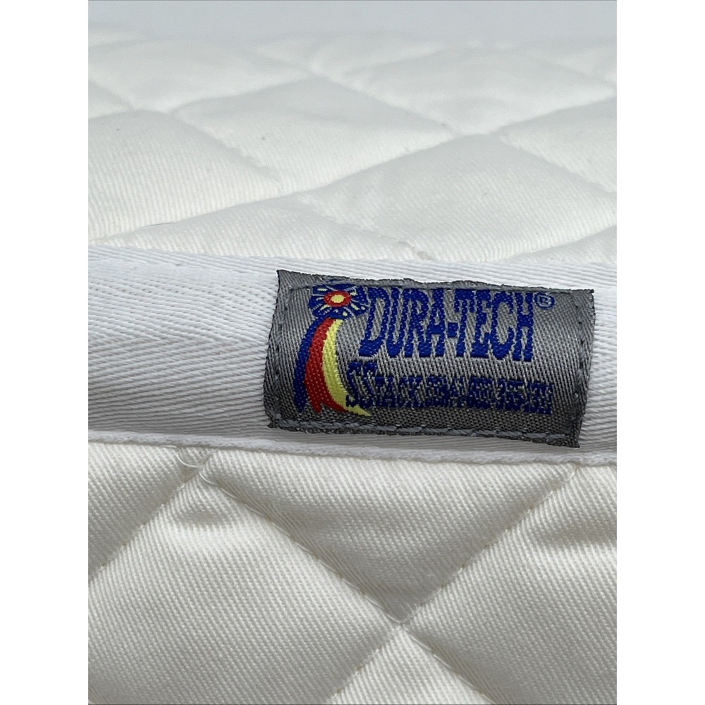 Stubben Custom Quilted Saddle Pad All-Purpose Ivory Baby Pad DuraTech Excellent - Picture 2 of 7